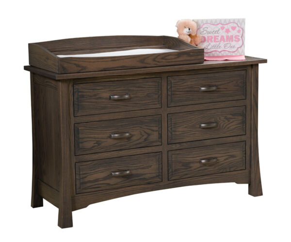 Addison 6 Drawer Dresser With Changing Box Top Option