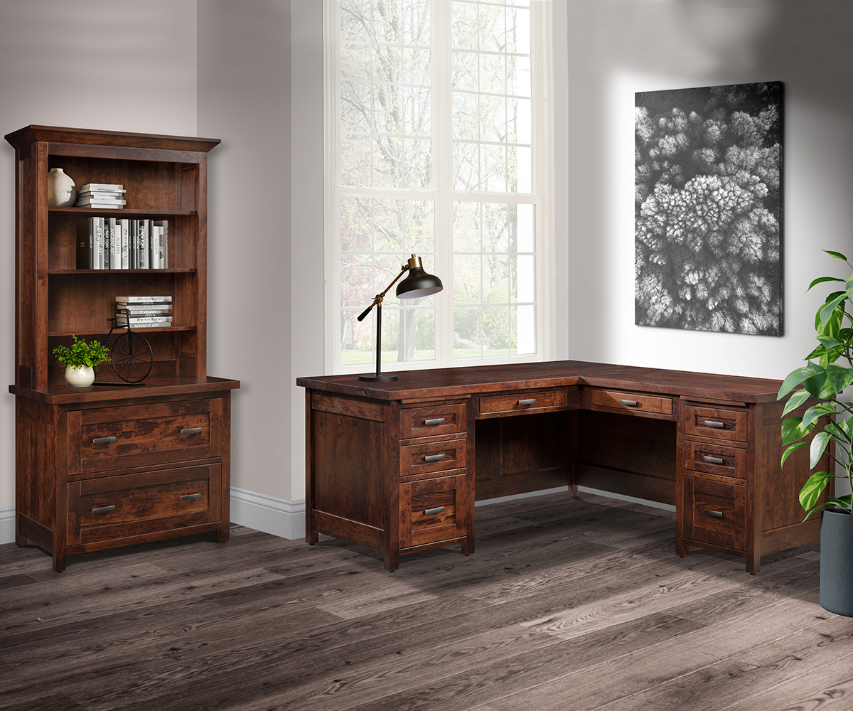 Sante Fe Desk With Hutch - Image 2
