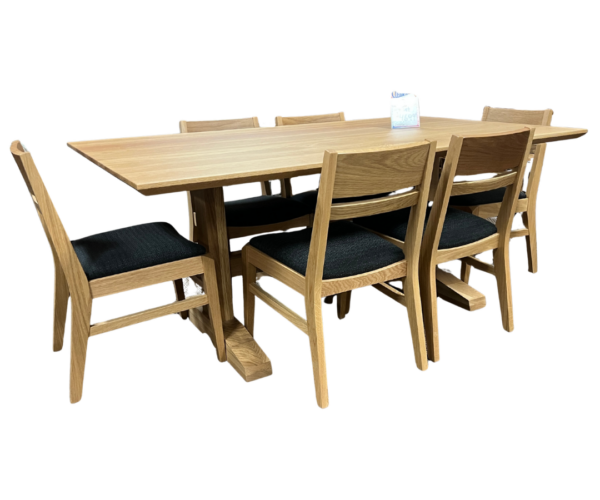 42x72 Hancock Table and 6 Carter Chairs