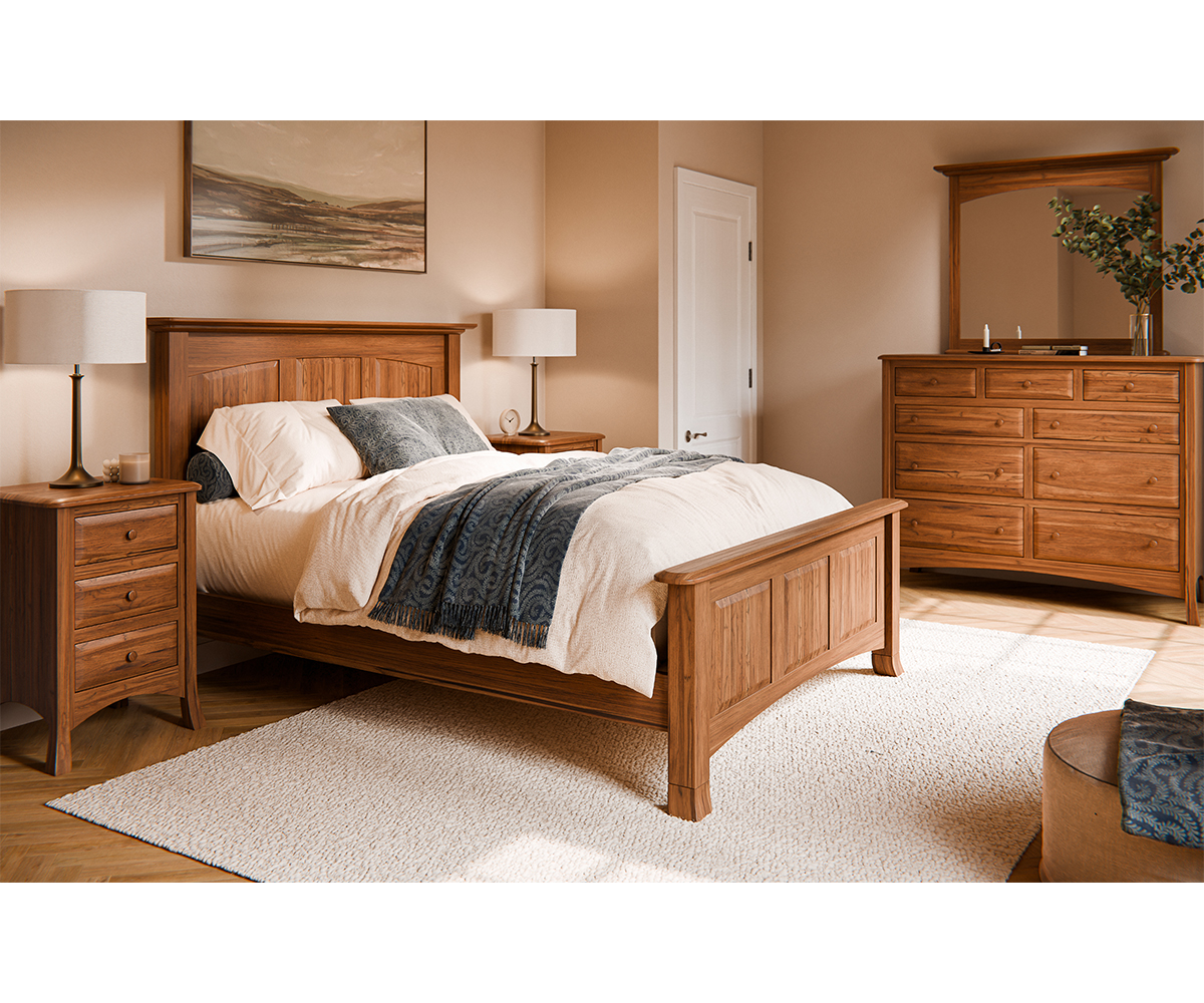 Carlisle 3 Drawer Nightstand - Image 6