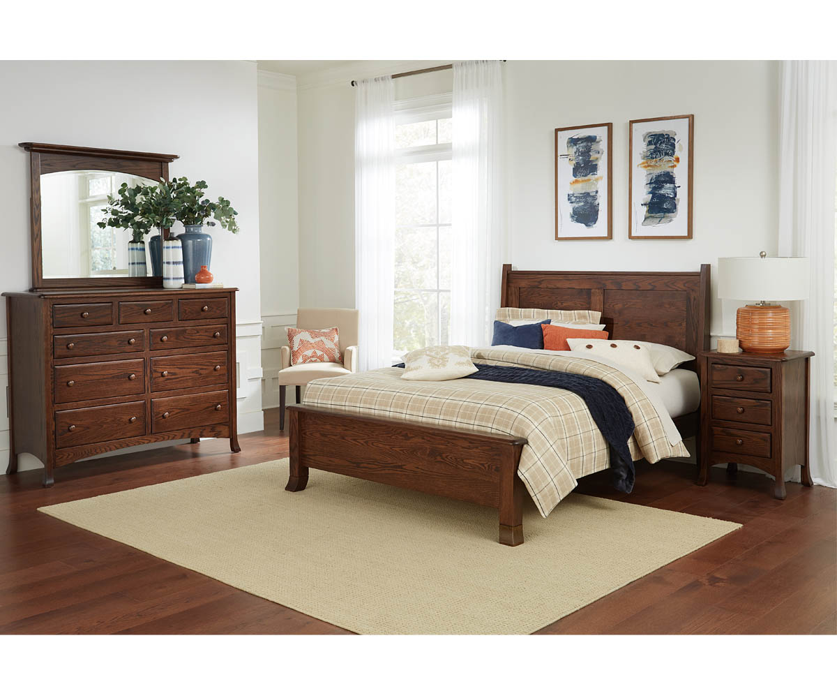 Carlisle 3 Drawer Nightstand - Image 7