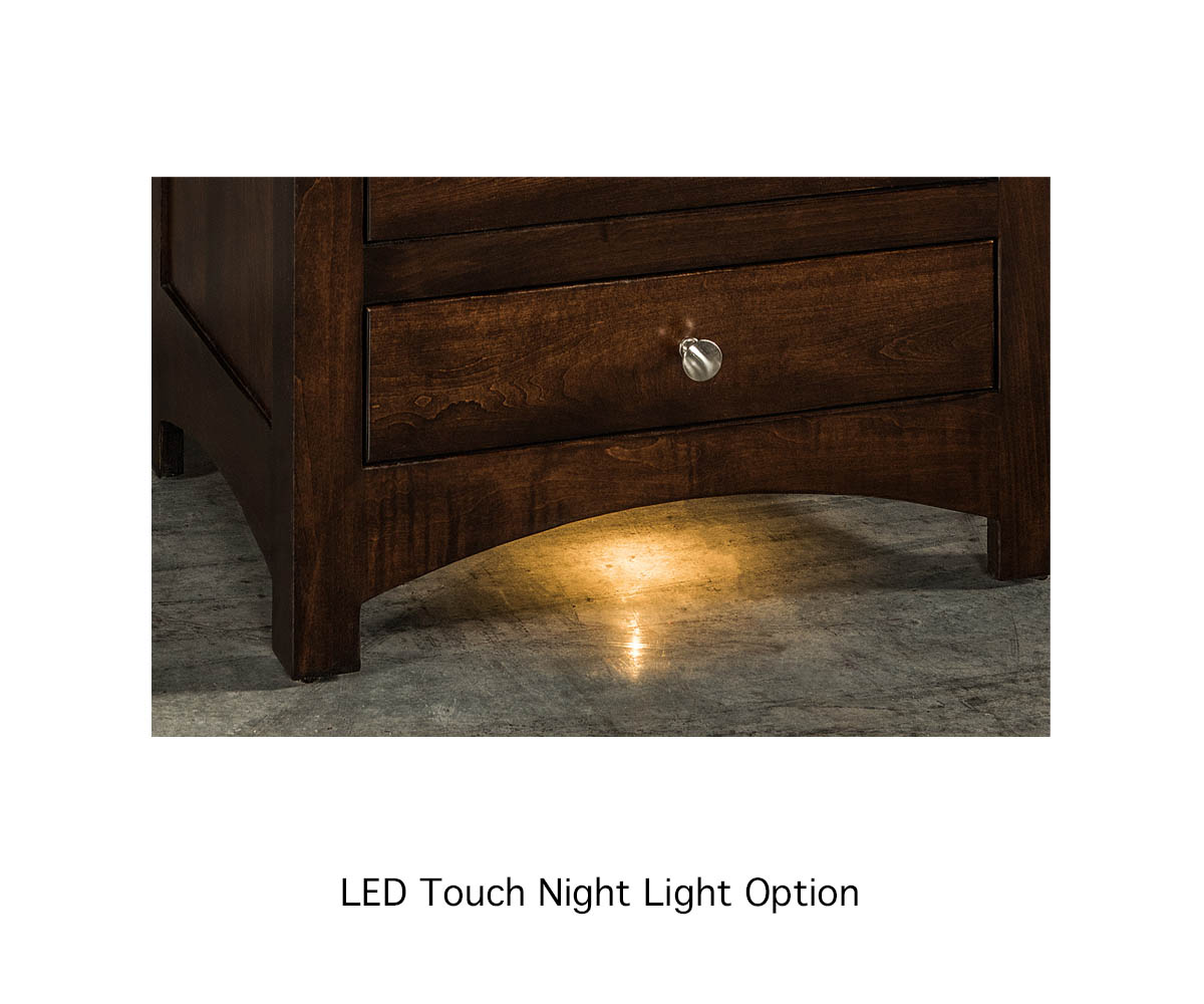 Dumont 1 Drawer 2 Door Nightstand - Image 5