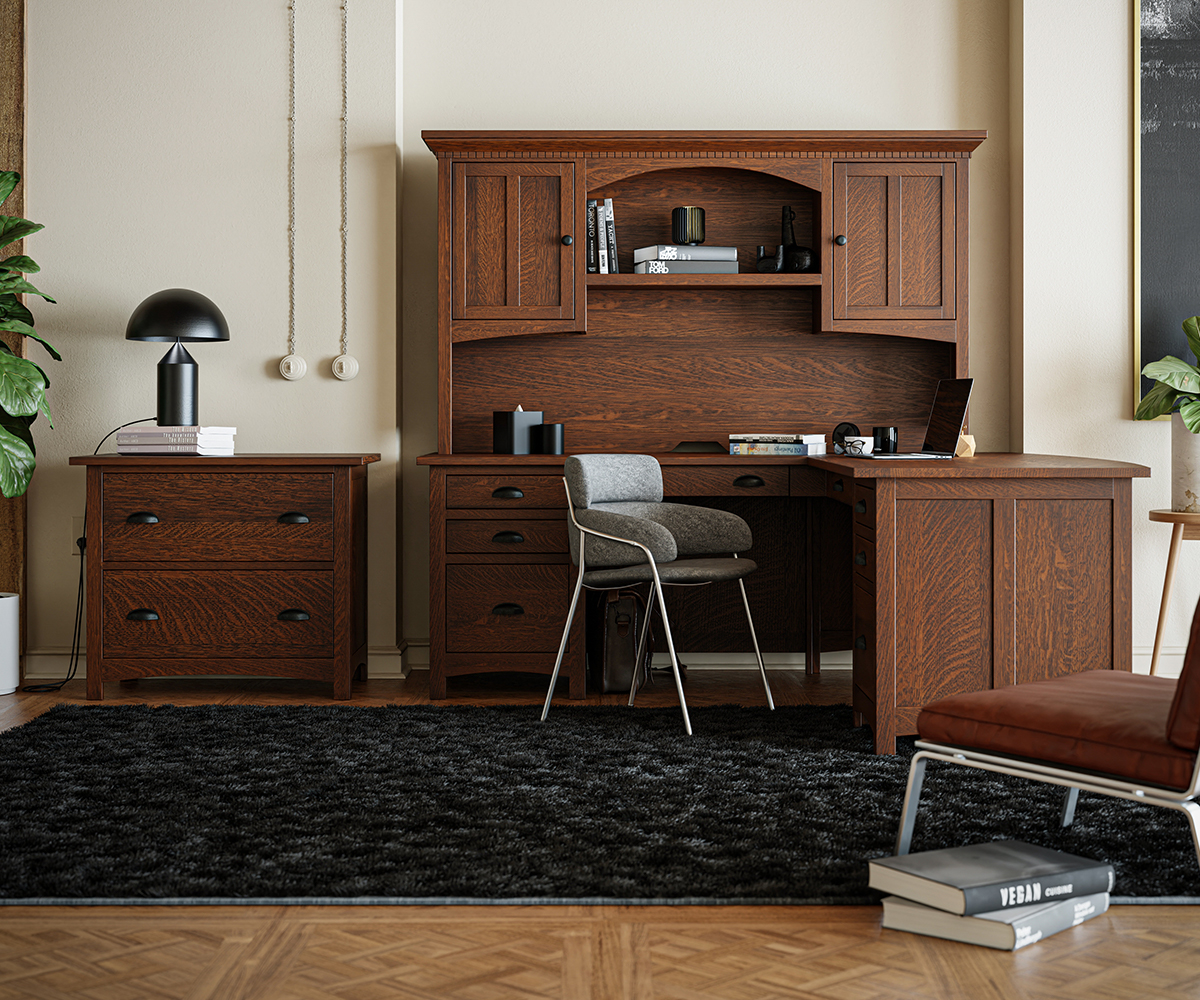 Oakwood L Desk - Image 2
