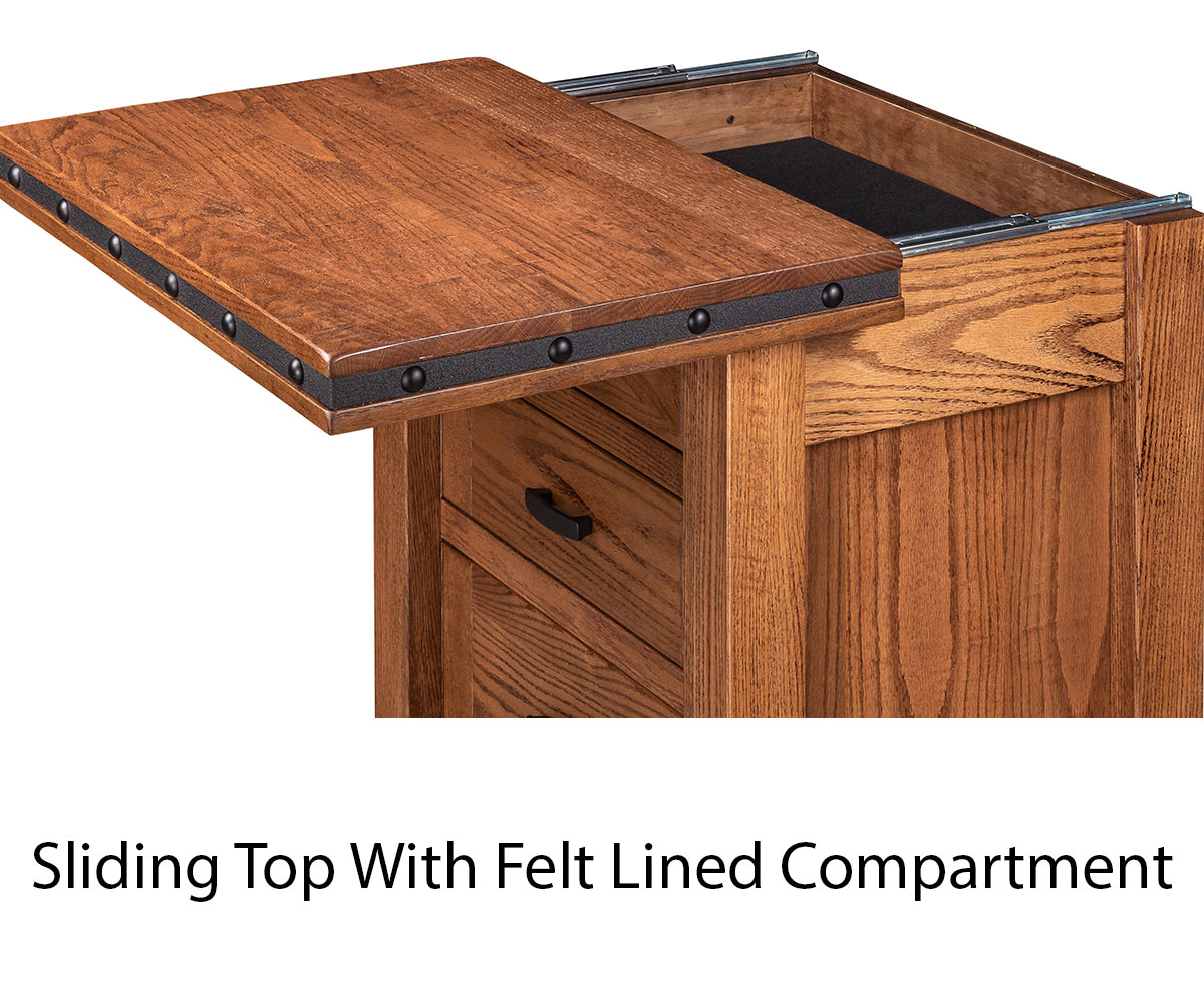 Cascade 1 Drawer 2 Door Nightstand - Image 2