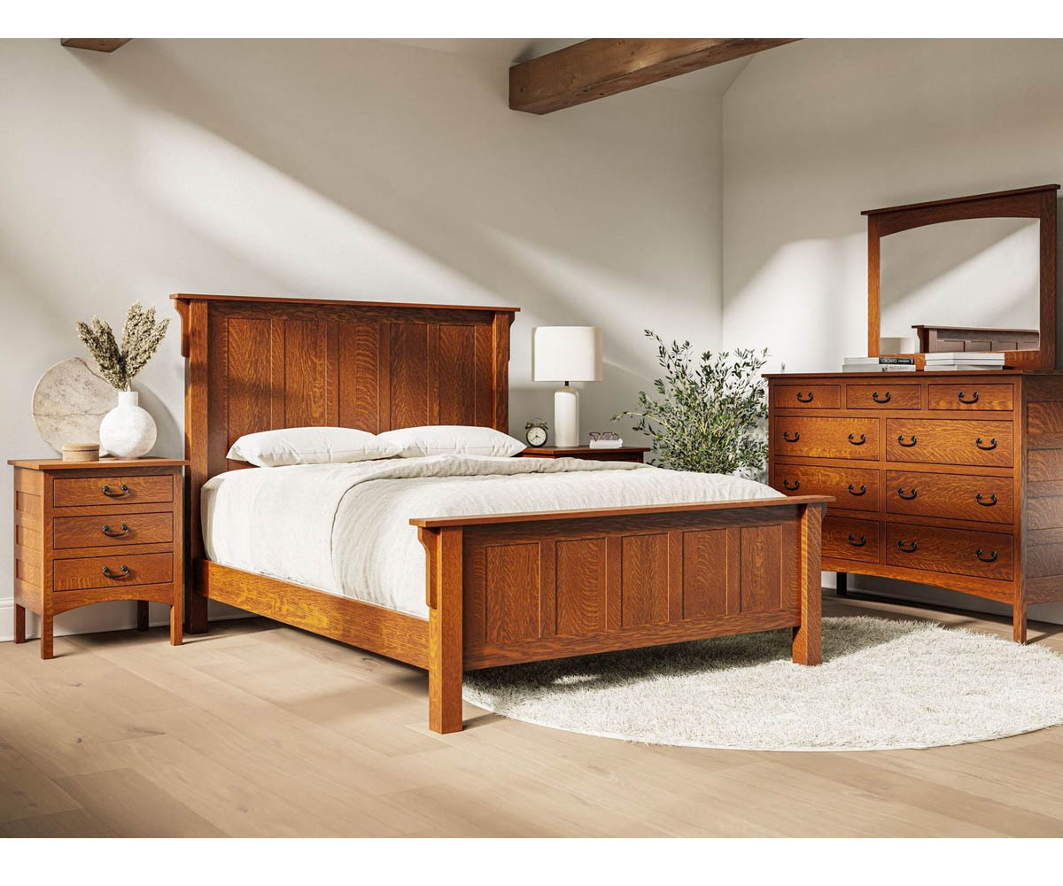 Granny Mission 1 Door 1 Drawer Nightstand - Image 7