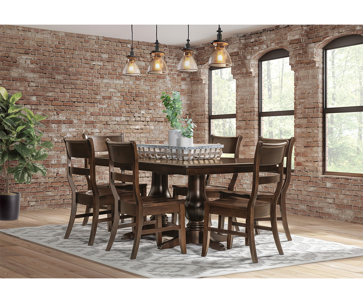Auburn Double Pedestal Table - Image 3