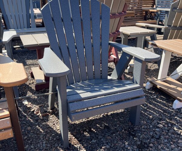 22" Classic Leisure Chair-Dark Gray