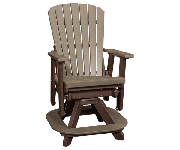 Fan Back Balcony Swivel Glider