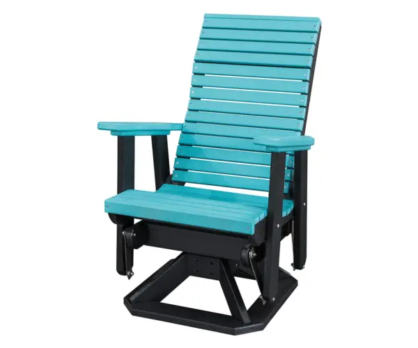 High Back Roll Back Swivel Glider